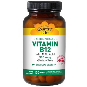 Vitamin B-12 Cherry Flavor ( 500mcg 100 lozenges) The B-Vitamins, a water soluble group, combine to form the B complexes which are essential for a variety of biochemical reactions. They play an important role in the metabolic utilization of fats, carbohydrates and protein and are vital to the health of the nervous system. They are also essential for healthy skin, hair and eyes..